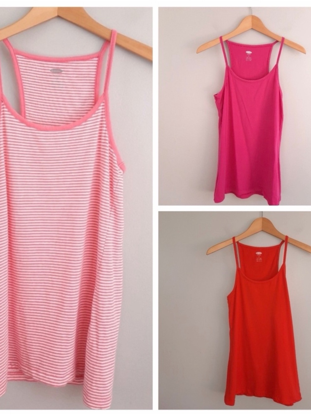 Old Navy Tank Slip - Pink, Hot Pink & Red Options